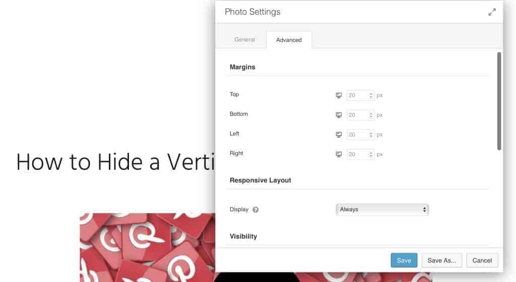 How to Hide Pinterest Images