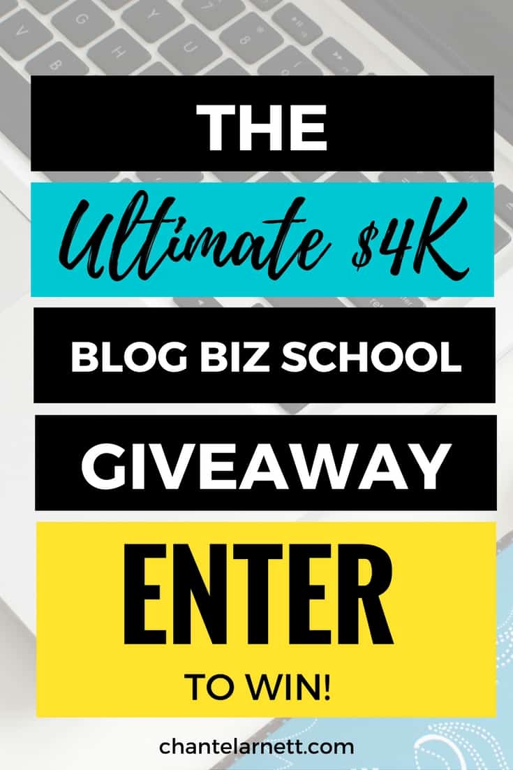 The Ultimate $4K Blog Biz School Giveaway